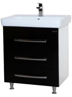 Тумба под раковину Bellezza Рокко 80см черный 00000010171